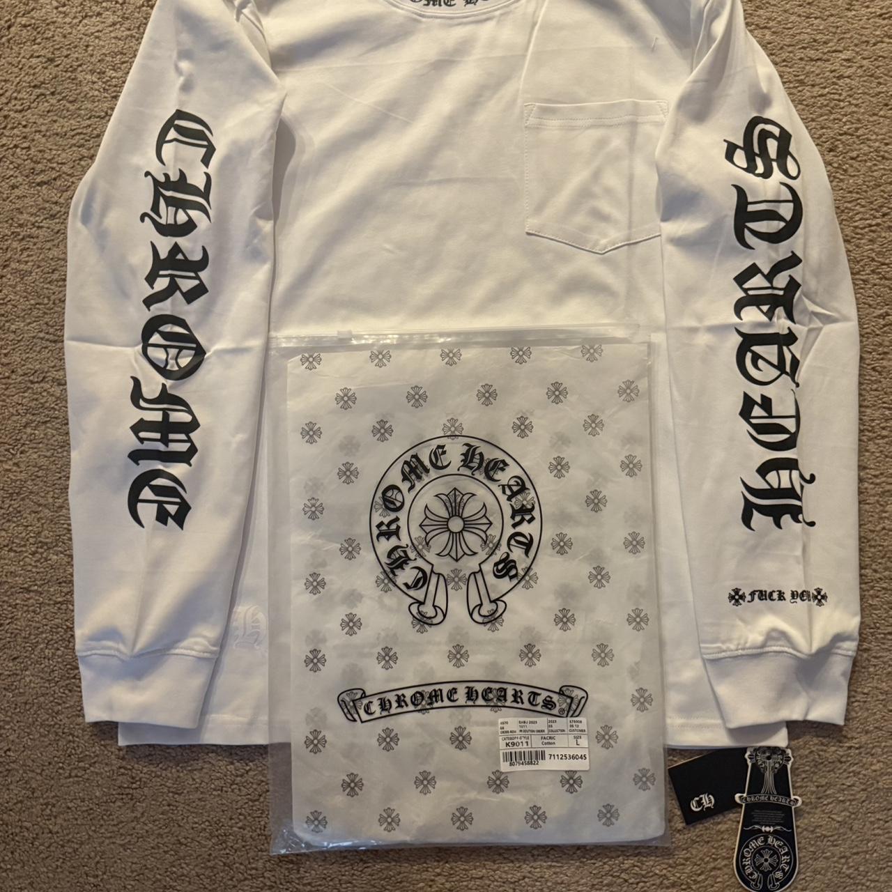 P0 Chrome Hearts Men's White Shirt - Image 1