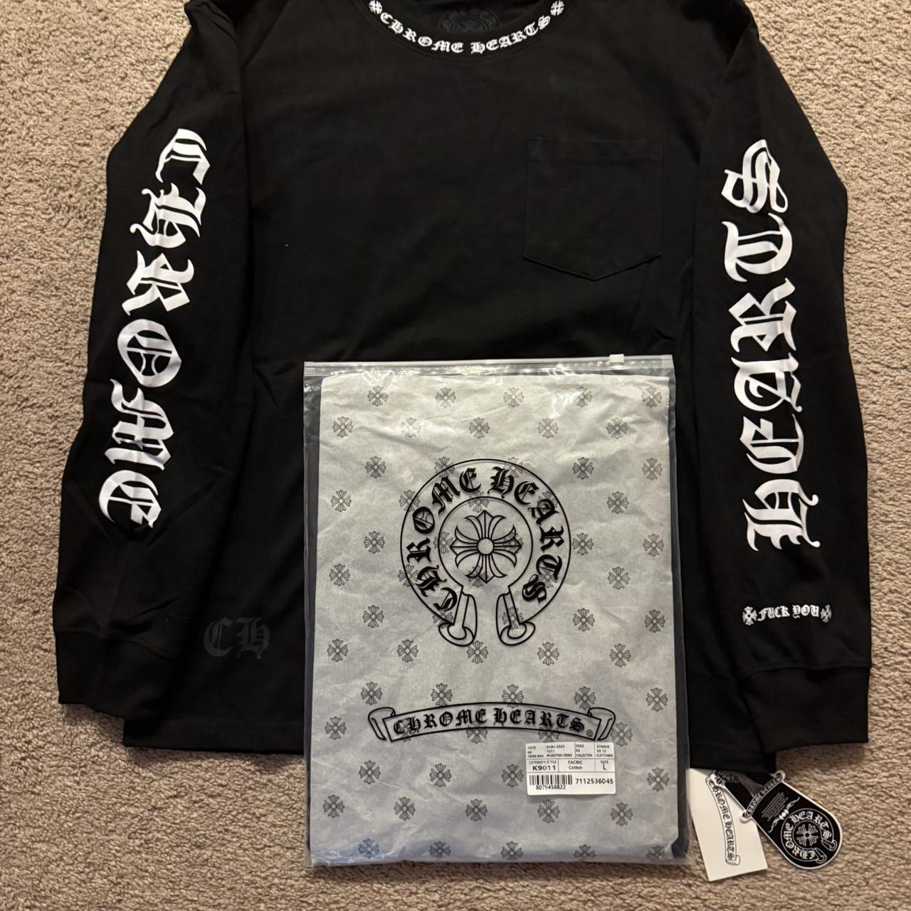 P0 Chrome Hearts Men's Black Shirt - Image 1