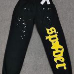 Spider Worldwide Men's Black and Navy Trousers