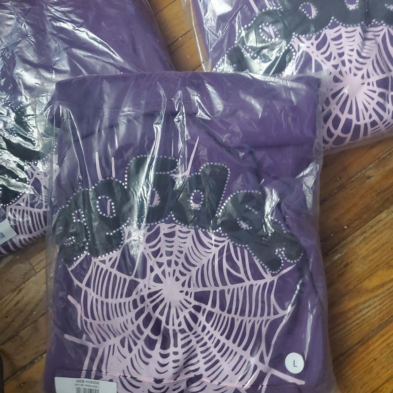 P0 Spider Worldwide Men's Purple Hoodie - Image 1