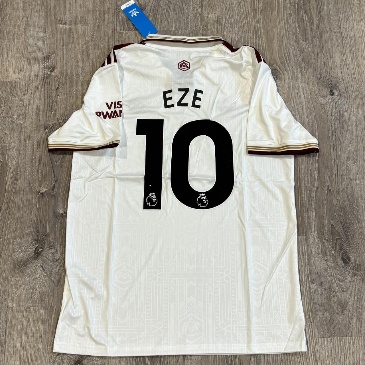 P0 Adidas Men's White and Cream Shirt - Image 1