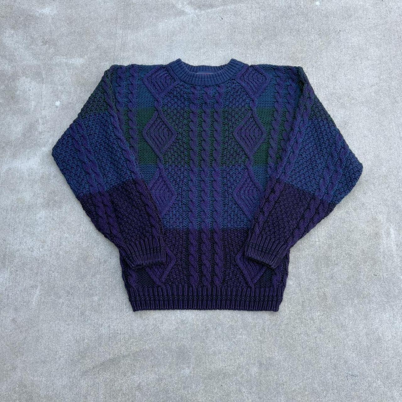 P0 (1) Ralph Lauren Men's Blue and Navy Jumper - Image 1
