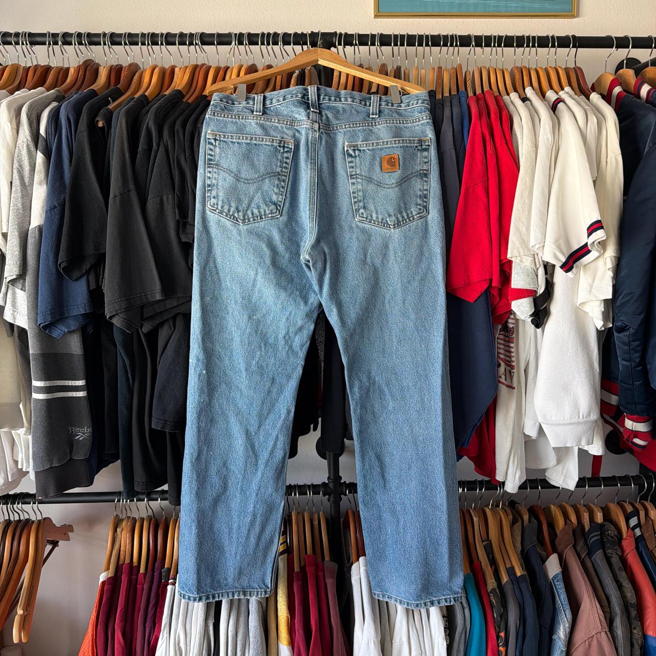 P0 Carhartt Men's Blue Jeans - Image 1