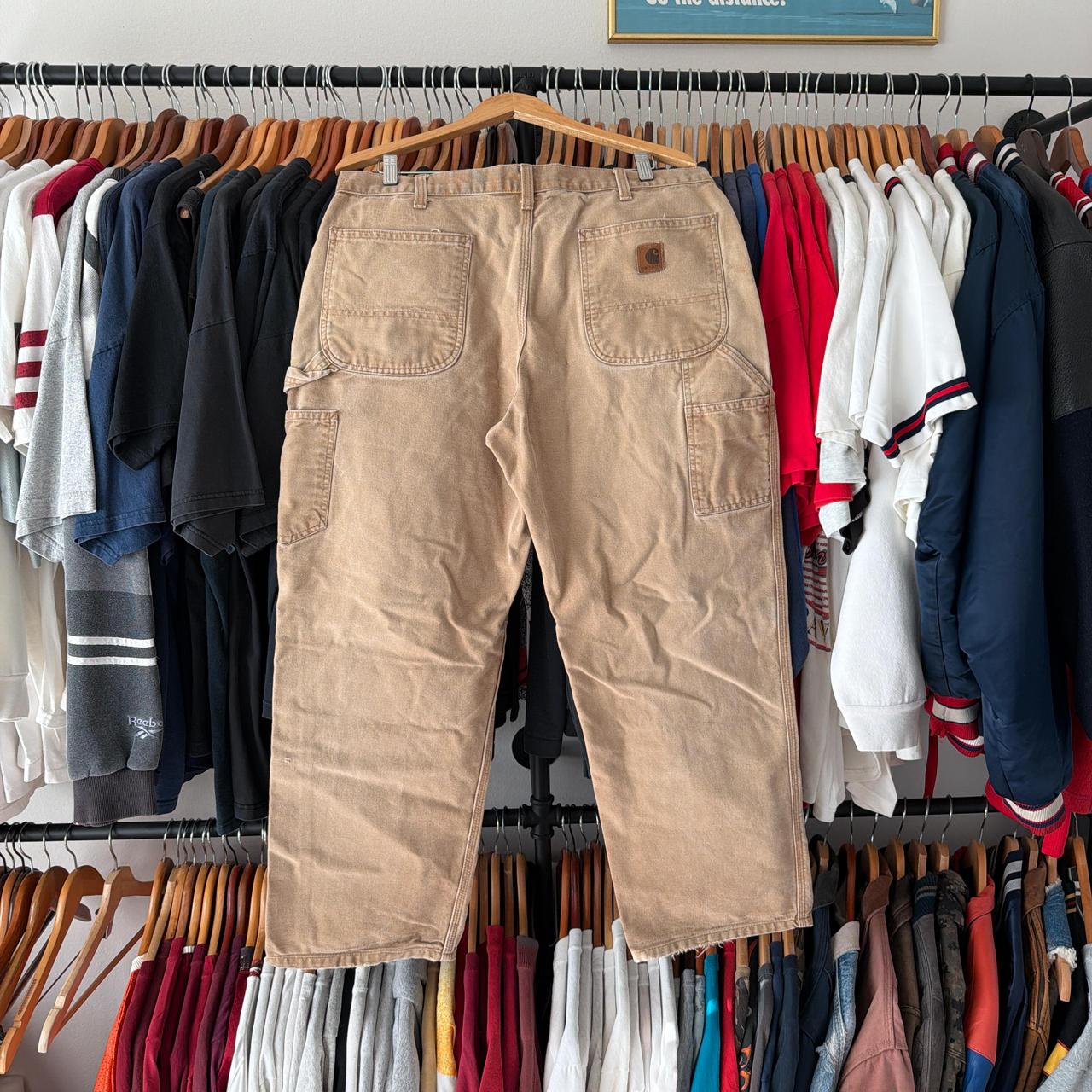 P0 Carhartt Men's Brown and Tan Trousers - Image 1
