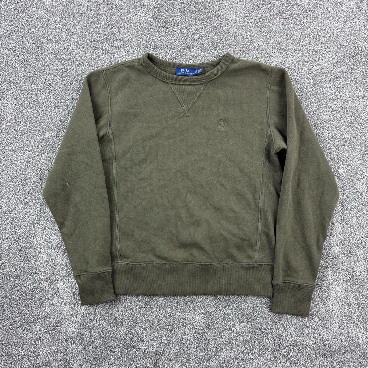 P0 Polo Ralph Lauren Men's Green Sweatshirt - Image 1