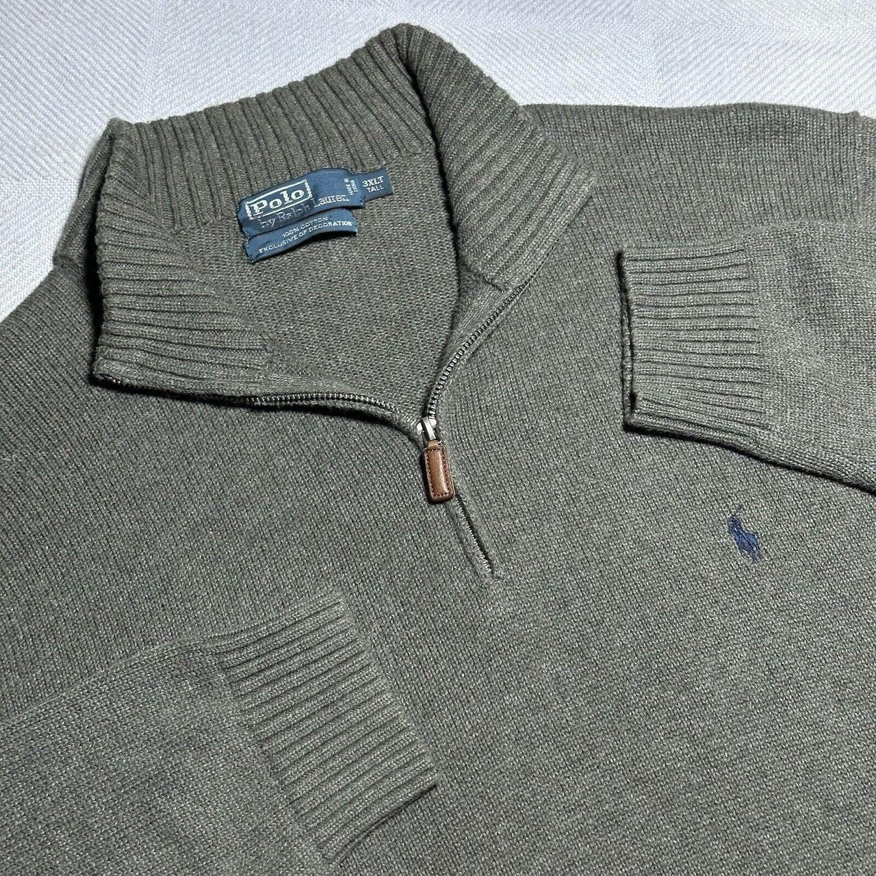 P0 Polo Ralph Lauren Men's Green Jumper - Image 1