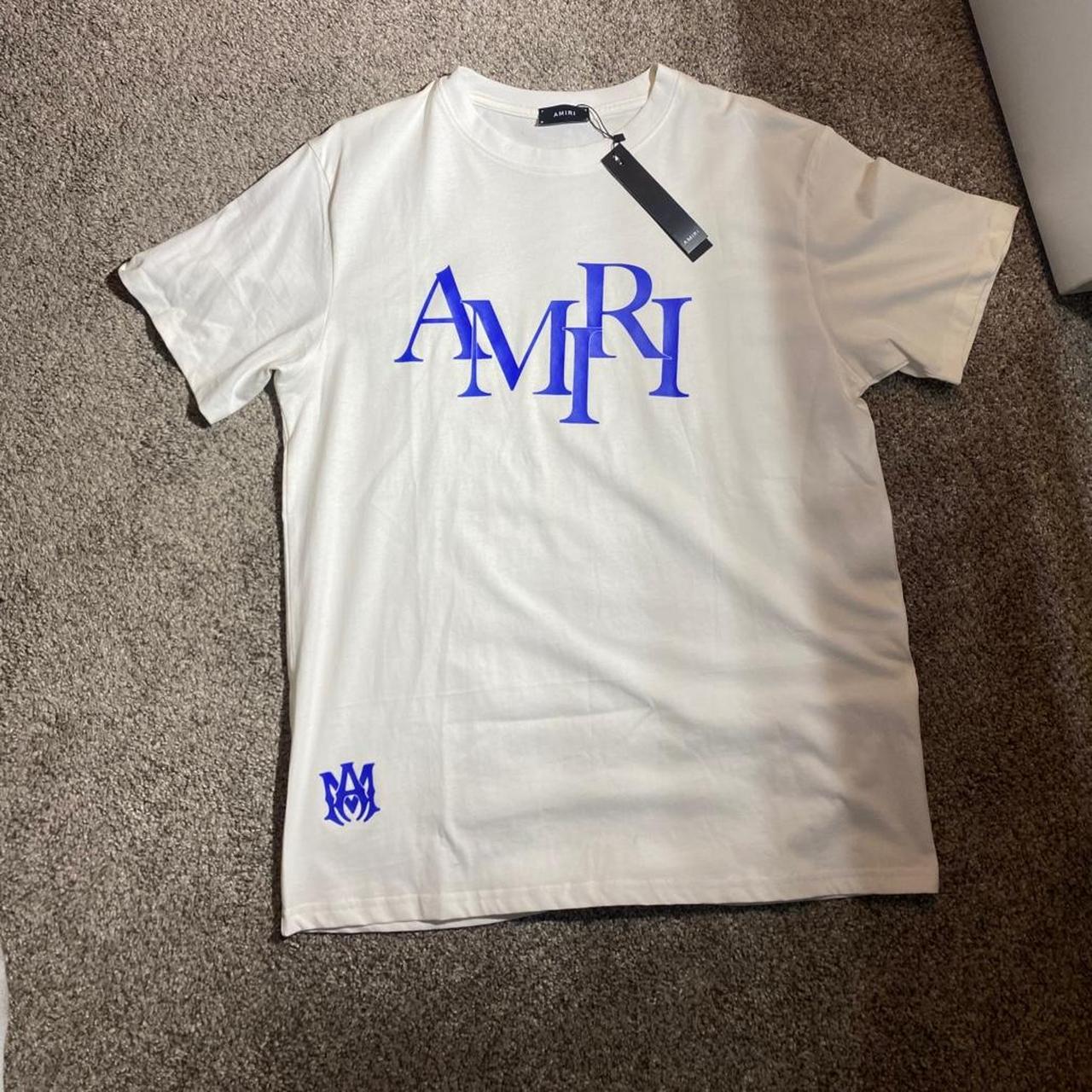 P0 Amiri Men's White T-shirt - Image 1