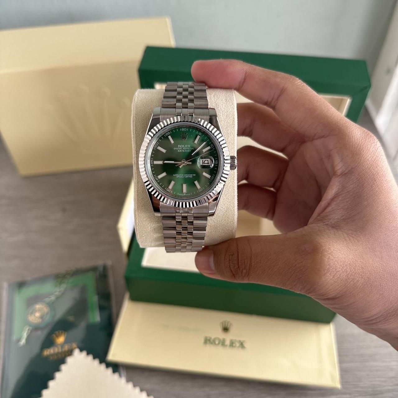 P0 Men's Silver Watch - Image 1