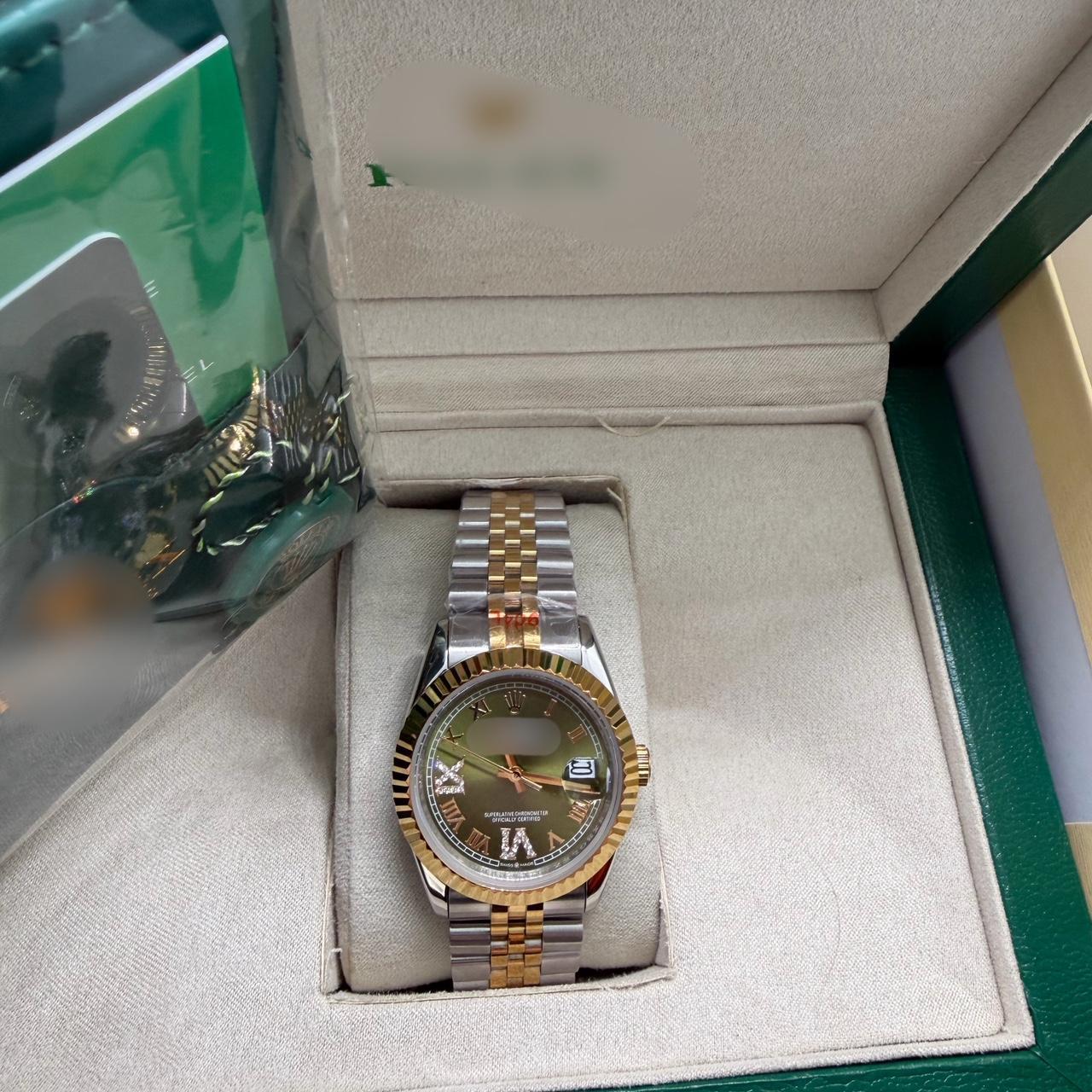 P0 Men's Silver Watch - Image 1