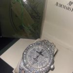 Audemars Piguet Men's Silver and Grey Watch - Image 3