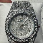 Audemars Piguet Men's Silver and Grey Watch - Image 2
