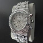 Audemars Piguet Men's Silver and Grey Watch - Image 2