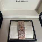 Audemars Piguet Men's Pink and Gold Watch - Image 3