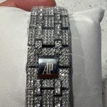 Audemars Piguet Men's Silver and Grey Watch - Image 3