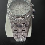 Audemars Piguet Men's Silver and Grey Watch - Image 3