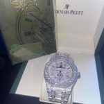 Audemars Piguet Men's Silver and Grey Watch