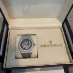 Audemars Piguet Men's Silver and Grey Watch