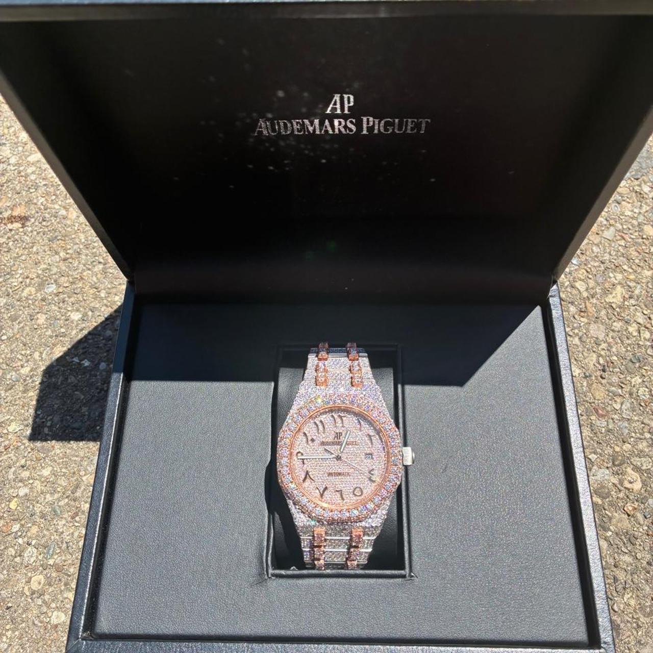 P0 iced-out Audemars Piguet Royal Oak - Image 1