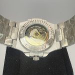 Patek Philippe Men's Silver and Blue Watch - Image 3