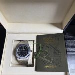 Audemars Piguet Men's Silver and Grey Watch - Image 2