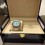 Patek Philippe Men's Silver and Grey Watch