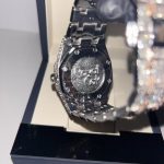 Audemars Piguet Men's Silver and Grey Watch - Image 5