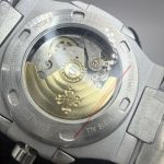 Patek Philippe Men's Silver and Blue Watch - Image 4