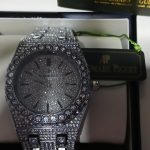 Audemars Piguet Men's Silver and Grey Watch - Image 2