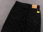 black denim Gucci shorts - Image 3