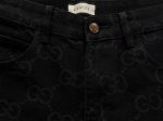 black denim Gucci shorts - Image 11