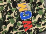 A Bathing Ape green camo shark print shorts - Image 7