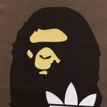 A Bathing Ape brown adidas Originals x Bape SSL Tee - Image 6