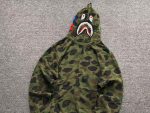 A Bathing Ape 1st Camo Green Shark Full Zip Hoodie - Image 2