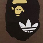 A Bathing Ape brown adidas Originals x Bape SSL Tee - Image 7