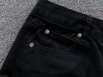 Chrome Hearts Green & Leopard Cross Patch Jeans - Image 16