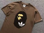 A Bathing Ape brown adidas Originals x Bape SSL Tee - Image 4