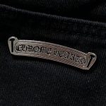 Chrome Hearts Green & Leopard Cross Patch Jeans - Image 6
