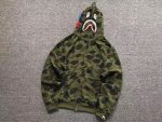 A Bathing Ape 1st Camo Green Shark Full Zip Hoodie