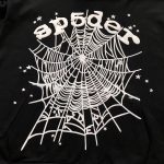 A black Sp5der OG Web hoodie - Image 4