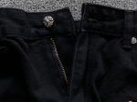 Chrome Hearts Green & Leopard Cross Patch Jeans - Image 13