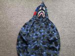A Bathing Ape camouflage shark full-zip hoodie - Image 2