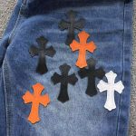 Chrome Hearts Blue Cross Denim Jeans - Image 10