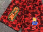 A Bathing Ape red camouflage sweatshorts - Image 5